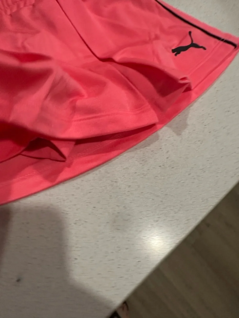 Puma Girls Black & Pink Heart Logo Dress - 2T - Picture 3 of 4